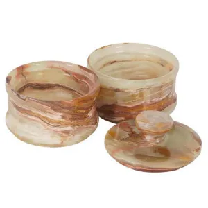Marcellus Marble Salt Cellar, Dual Pack, Green by Marble Realm, a Kitchen Organisers & Storage for sale on Style Sourcebook
