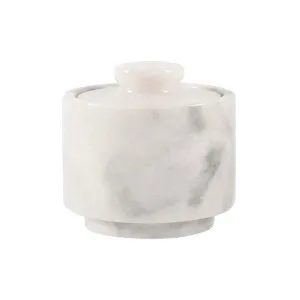 Marston Marble Salt Cellar, White by Marble Realm, a Kitchen Organisers & Storage for sale on Style Sourcebook