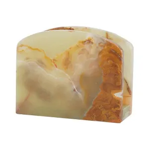 Orvieto Marble Napkin Holder, Green by Marble Realm, a Napkins for sale on Style Sourcebook
