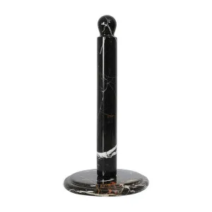 Orvieto Marble Paper Towel Holder, Black / Ochre by Marble Realm, a Napkins for sale on Style Sourcebook