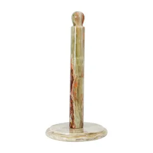 Orvieto Marble Paper Towel Holder, Green by Marble Realm, a Napkins for sale on Style Sourcebook
