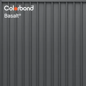 Basalt® (Classic Finish - Fencing Range) by COLORBOND® steel, a Steel Fencing for sale on Style Sourcebook