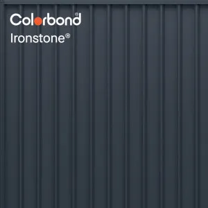 Ironstone® (Classic Finish - Fencing Range) by COLORBOND® steel, a Steel Fencing for sale on Style Sourcebook