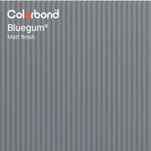 Bluegum® (Matt Finish - Corrugated Profile) by COLORBOND® steel, a Steel Roofing for sale on Style Sourcebook