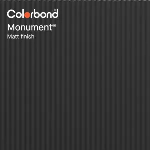 Monument® (Matt Finish - Corrugated Profile) by COLORBOND® steel, a Steel Roofing for sale on Style Sourcebook