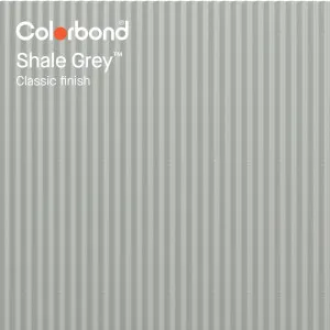 Shale Grey™ (Classic Finish - Corrugated Profile) by COLORBOND® steel, a Steel Roofing for sale on Style Sourcebook