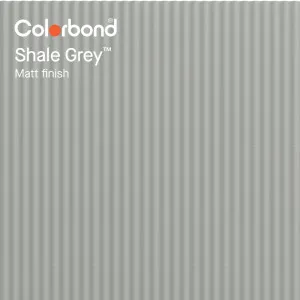 Shale Grey™ (Matt Finish - Corrugated Profile) by COLORBOND® steel, a Steel Roofing for sale on Style Sourcebook