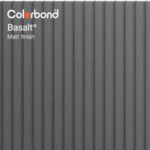 Basalt® (Matt Finish - Standing Seam Profile) by COLORBOND® steel, a Steel Cladding for sale on Style Sourcebook