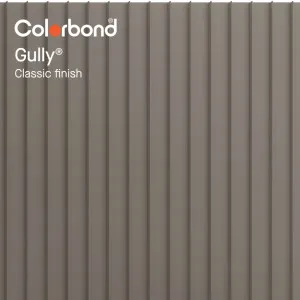 Gully® (Classic Finish - Standing Seam Profile) by COLORBOND® steel, a Steel Cladding for sale on Style Sourcebook