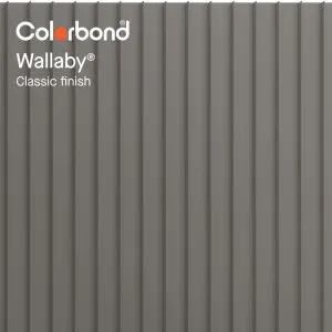 Wallaby® (Classic Finish - Standing Seam Profile) by COLORBOND® steel, a Steel Cladding for sale on Style Sourcebook