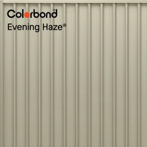 Evening Haze® (Classic Finish - Fencing Range) by COLORBOND® steel, a Steel Fencing for sale on Style Sourcebook