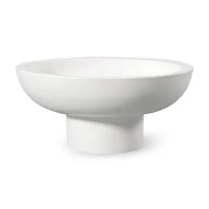 Ursula Decorative Bowl White - 32cm x 15cm by James Lane, a Decor for sale on Style Sourcebook