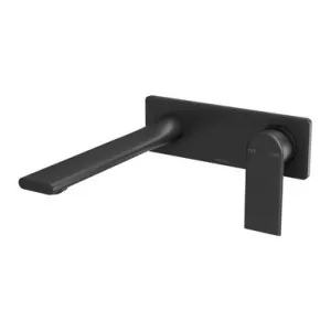 Teel Switchmix Wall Basin/Bath Mixer Set 200mm Trim Kit Only In Matte Black By Phoenix by PHOENIX, a Bathroom Taps & Mixers for sale on Style Sourcebook