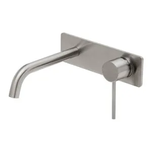 Vivid Slimline Switchmix Wall Basin/Bath Mixer Set 180mm Trim Kit Only In Brushed Nickel By Phoenix by PHOENIX, a Bathroom Taps & Mixers for sale on Style Sourcebook