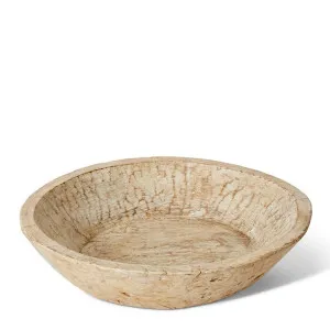 Bharat Wooden Bowl - 47 x 47 x 10cm by Elme Living, a Decorative Plates & Bowls for sale on Style Sourcebook