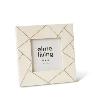 Panya 4x4" Photo Frame - 17 x 1 x 17cm by Elme Living, a Photo Frames for sale on Style Sourcebook