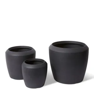 Malik Planter Set of 3 - 34 x 34 x 31cm by Elme Living, a Plant Holders for sale on Style Sourcebook