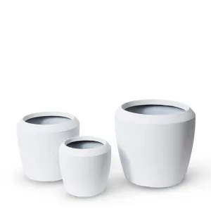 Malik Planter Set of 3 - 34 x 34 x 31cm by Elme Living, a Plant Holders for sale on Style Sourcebook