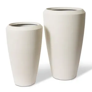 Malik Tall Planter Set of 2 - 48 x 48 x 70cm by Elme Living, a Plant Holders for sale on Style Sourcebook