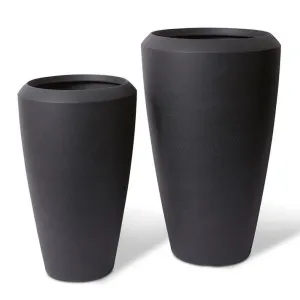 Malik Tall Planter Set of 2 - 48 x 48 x 70cm by Elme Living, a Plant Holders for sale on Style Sourcebook