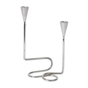 Pigalle Candle Holder Silver by James Lane, a Candle Holders for sale on Style Sourcebook