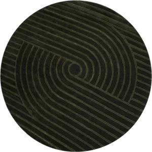 Zeus Round Rug Mangrove by The Rug Collection, a Contemporary Rugs for sale on Style Sourcebook