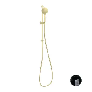 Nero Opal Rail Shower with Air Shower - Brushed Gold / NR251905aBG by NERO, a Shower Screens & Enclosures for sale on Style Sourcebook