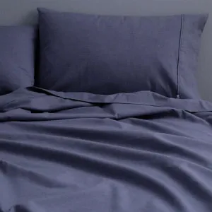 Canningvale CoziCotton Flannelette Sheet Set - Silver, Double, Cotton by Canningvale, a Sheets for sale on Style Sourcebook