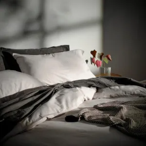 Canningvale CoziCotton Flannelette Quilt Cover Set - Silver, Single, Cotton by Canningvale, a Quilt Covers for sale on Style Sourcebook