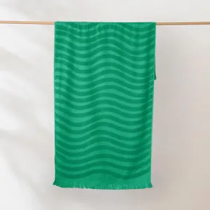 Canningvale Positana Beach & Bath Towel - Green, Terry by Canningvale, a Sheets for sale on Style Sourcebook