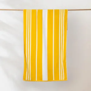 Canningvale Sorrentina Beach Towel - Yellow, Velour by Canningvale, a Sheets for sale on Style Sourcebook