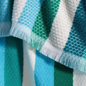 Canningvale Positana Beach & Bath Towel - Green, Terry by Canningvale, a Sheets for sale on Style Sourcebook