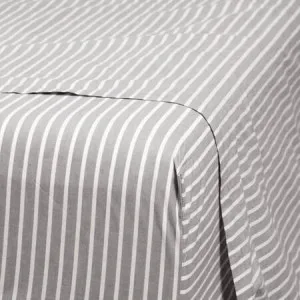 Canningvale Modella Stripe Sheet Set - White, King, 100% Cotton by Canningvale, a Sheets for sale on Style Sourcebook