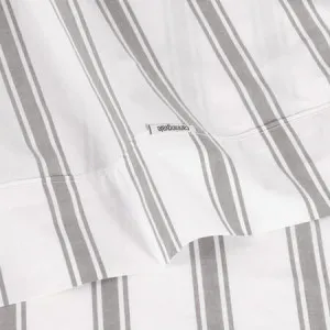 Canningvale Modella Stripe Sheet Set - White, Queen, 100% Cotton by Canningvale, a Sheets for sale on Style Sourcebook