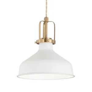 ERIS-2 33CM PENDANT LIGHT - WHITE by Ideal Lux, a Chandeliers for sale on Style Sourcebook