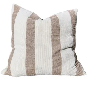 RESTOCK SOON - Palma Corduroy Cushion 55cm Square - Off White | Nude by Macey & Moore, a Cushions, Decorative Pillows for sale on Style Sourcebook