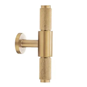 MR T Solid Brass Pull with Base by Temple & Webster, a Door Knobs & Handles for sale on Style Sourcebook