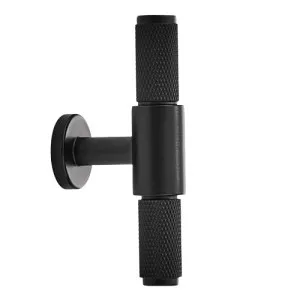 MR T Black Solid Pull with Base by Temple & Webster, a Door Knobs & Handles for sale on Style Sourcebook