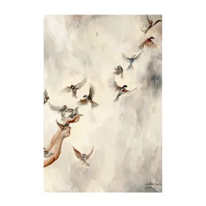 Birds in Flight , By Amberlynn Lillie by Gioia Wall Art, a Prints for sale on Style Sourcebook