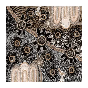 Journey Across Seasons, Brown Tones by Gioia Wall Art, a Aboriginal Art for sale on Style Sourcebook