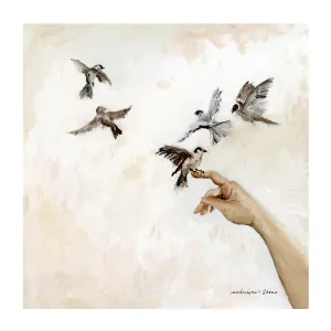 On The Sparrow , By Amberlynn Lillie by Gioia Wall Art, a Prints for sale on Style Sourcebook