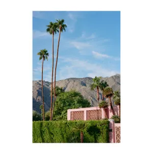 Palm Springs Pink House , By Bethany Young by Gioia Wall Art, a Prints for sale on Style Sourcebook