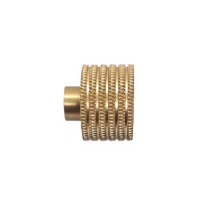 Tunie Solid Brass Knurled Knob by Temple & Webster, a Door Knobs & Handles for sale on Style Sourcebook