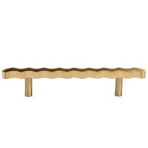 Ziggie Solid Brass Pull Handle - S by Temple & Webster, a Door Knobs & Handles for sale on Style Sourcebook