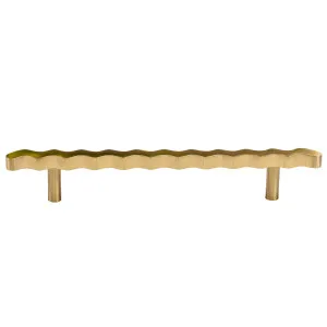 Ziggie Solid Brass Pull Handle - L by Temple & Webster, a Door Knobs & Handles for sale on Style Sourcebook