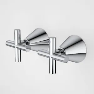 Classic Cross Wall Top Assembly (Pair) Lead Free | Made From Metal In Chrome Finish By Caroma by Caroma, a Bathroom Taps & Mixers for sale on Style Sourcebook