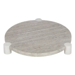 Kitson Round Marble Board 30x4cm in Beige by OzDesignFurniture, a Platters & Serving Boards for sale on Style Sourcebook