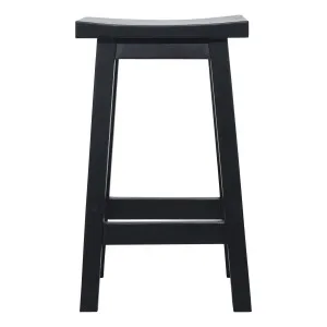 Seacliff Stool in Mangowood Black by OzDesignFurniture, a Bar Stools for sale on Style Sourcebook