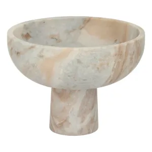 Marco Footed Bowl 25x18cm in Nude by OzDesignFurniture, a Decorative Plates & Bowls for sale on Style Sourcebook