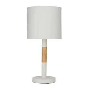 Ex display - Abby Table Lamp White by Interior Secrets - AfterPay Available by Interior Secrets, a Lamps for sale on Style Sourcebook